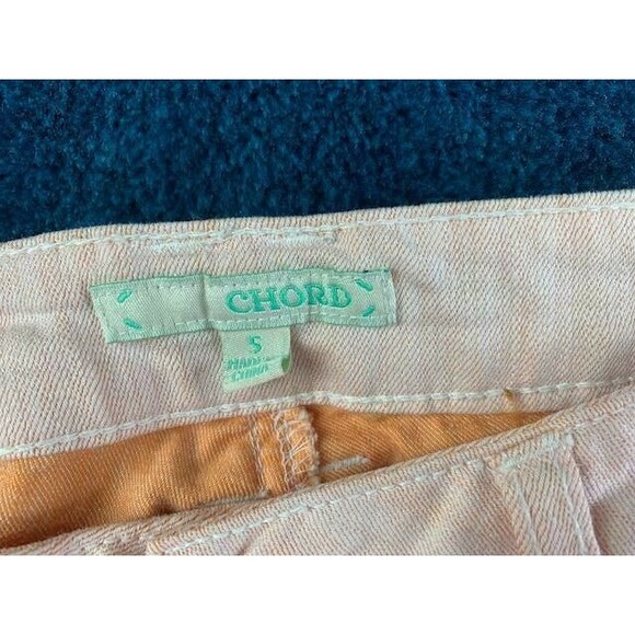 Chord Size 5 Womens Jeans Skinny Pink Stretch Low Rise - Picture 3 of 4
